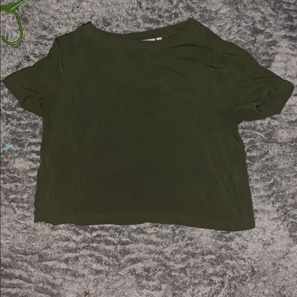 Green rayon shirt